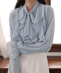 Ulysses | フリルリボンシアーブラウス(シャツ/ブラウス)
