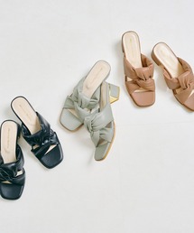 ORiental TRaffic | ■2022春夏新作■メタリックヒールパデッドサンダル/21229(サンダル)