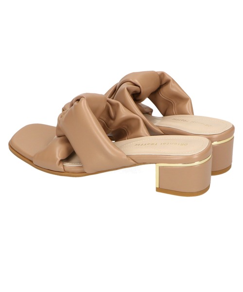 ORiental TRaffic（オリエンタルトラフィック）の「メタリックヒールパデッドサンダル/21229（サンダル・レディース・ブラック/ベージュ/ブルー・LL/3L/SS/S/M/L）」の13枚目の写真