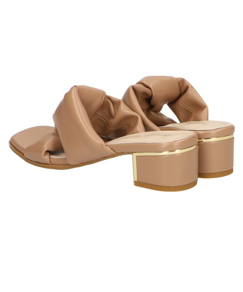 ORiental TRaffic（オリエンタルトラフィック）の「メタリックヒールパデッドサンダル/21229（サンダル・レディース・ブラック/ベージュ/ブルー・LL/3L/SS/S/M/L）」の18枚目の写真