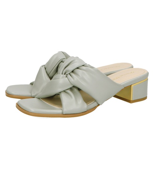 ORiental TRaffic（オリエンタルトラフィック）の「メタリックヒールパデッドサンダル/21229（サンダル・レディース・ブラック/ベージュ/ブルー・LL/3L/SS/S/M/L）」の21枚目の写真