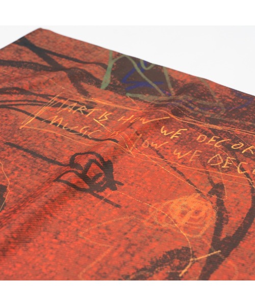 Wizzard（ウィザード）の「wizzard/ウィザード/SCARF（ストール/ショール・メンズ・ホワイト/レッド/グリーン・FREE）」の4枚目の写真