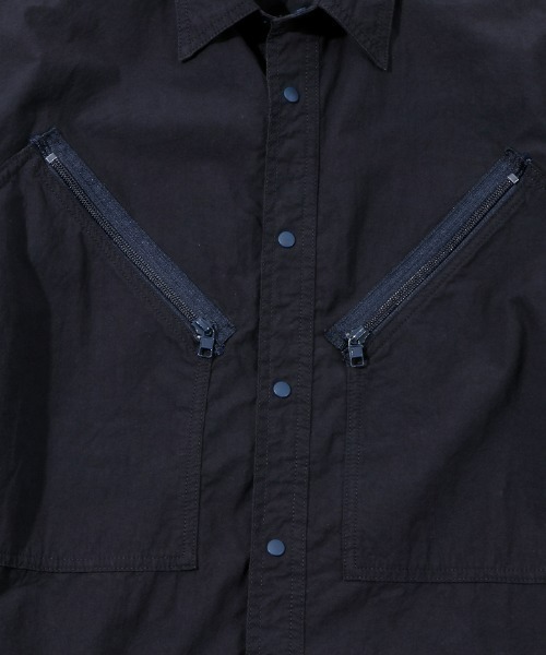 BAMBOO SHOOTS（バンブーシュート）の「BAMBOO SHOOTS/バンブーシュート　/HIKING SHIRT /ハイキングシャツ /M210104（シャツ/ブラウス・メンズ・ネイビー・MEDIUM/LARGE）」の9枚目の写真