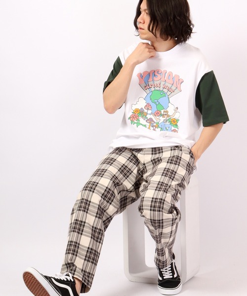 VISION STREET WEAR(ヴィジョンストリートウェア)の「VISION STREET WEAR プリントTシャツ(Tシャツ/カットソー・メンズ・ホワイト/ネイビー/グリーン/ホワイト系その他/グレー系その他/グリーン系その他/ブルー系その他/チャコール/ホワイト系その他2/ホワイト系その他3/グレー系その他2/グレー系その他3・LL/M/L)」の20枚目の写真