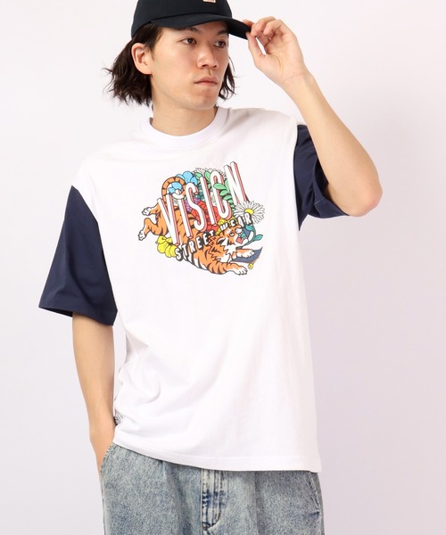 VISION STREET WEAR(ヴィジョンストリートウェア)の「VISION STREET WEAR プリントTシャツ(Tシャツ/カットソー・メンズ・ホワイト/ネイビー/グリーン/ホワイト系その他/グレー系その他/グリーン系その他/ブルー系その他/チャコール/ホワイト系その他2/ホワイト系その他3/グレー系その他2/グレー系その他3・LL/M/L)」の13枚目の写真
