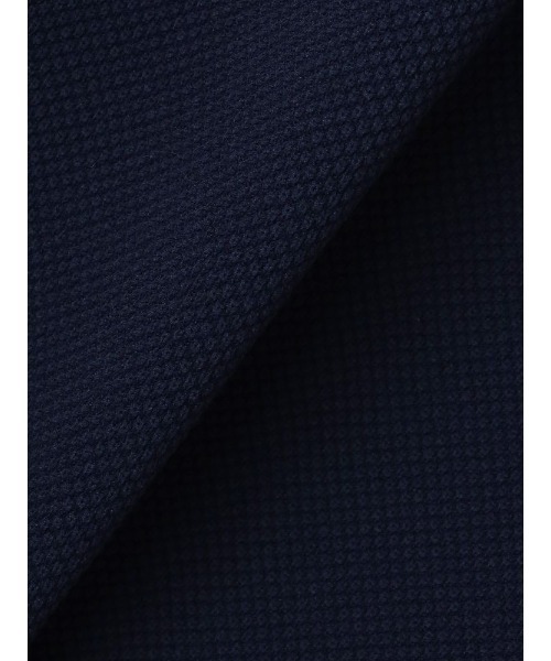 Perfect Suit FActory（パーフェクトスーツファクトリー）の「鹿の子ニット　Tシャツ　ネイビー/グレー/オフホワイト（Tシャツ/カットソー・メンズ・ネイビー/オフホワイト/ライトグレー・M/L/LL）」の15枚目の写真