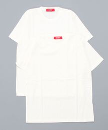 ポケット付きクルーネックTEE(BL)