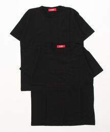 ポケット付きクルーネックTEE(BL)