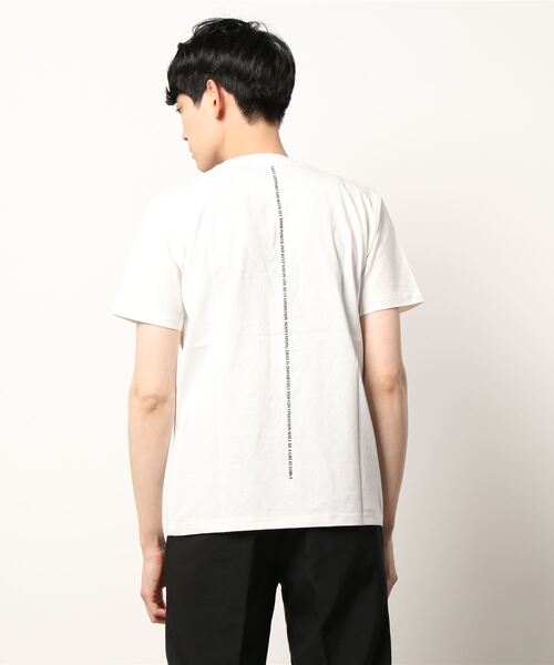 VIBGYOR(ヴィブジョー)の「ポケット付きクルーネックTEE(BL)(Tシャツ/カットソー・メンズ・ホワイト/ブラック・MEDIUM/LARGE)」の7枚目の写真