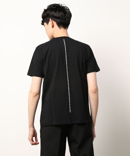 VIBGYOR(ヴィブジョー)の「ポケット付きクルーネックTEE(BL)(Tシャツ/カットソー・メンズ・ホワイト/ブラック・MEDIUM/LARGE)」の9枚目の写真