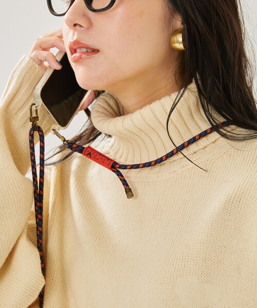 Topologie(トポロジー)の「Topologie/トポロジー 6mm ROPE STRAP(スマホグッズ・レディース・ブラック/ネイビー/ナチュラル/その他9/ブルーグリーン・ONE SIZE)」の19枚目の写真