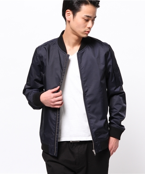 VENCEEXCHANGE（ヴァンスエクスチェンジ）の「エステルツイルMA-1                （MA-1・メンズ・ネイビー/ブラック・LARGE/MEDIUM）」の6枚目の写真