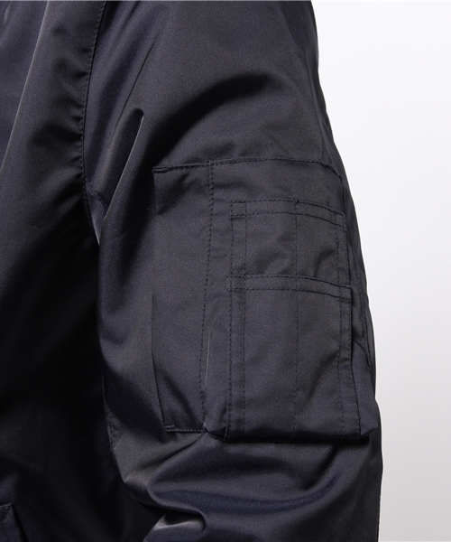VENCEEXCHANGE（ヴァンスエクスチェンジ）の「エステルツイルMA-1                （MA-1・メンズ・ネイビー/ブラック・LARGE/MEDIUM）」の10枚目の写真