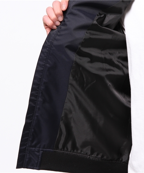 VENCEEXCHANGE（ヴァンスエクスチェンジ）の「エステルツイルMA-1                （MA-1・メンズ・ネイビー/ブラック・LARGE/MEDIUM）」の14枚目の写真