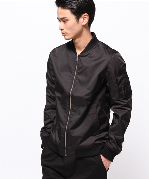 VENCEEXCHANGE（ヴァンスエクスチェンジ）の「エステルツイルMA-1                （MA-1・メンズ・ネイビー/ブラック・LARGE/MEDIUM）」の15枚目の写真