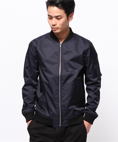 VENCEEXCHANGE（ヴァンスエクスチェンジ）の「エステルツイルMA-1                （MA-1・メンズ・ネイビー/ブラック・LARGE/MEDIUM）」の18枚目の写真