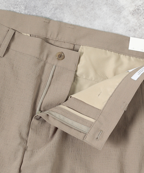 JOURNAL STANDARD(ジャーナルスタンダード)の「【EVALET/エバレット】クレープ テーパードパンツ(スラックス・メンズ・ベージュ/ネイビー/ブラック系その他・MEDIUM/SMALL/LARGE)」の8枚目の写真