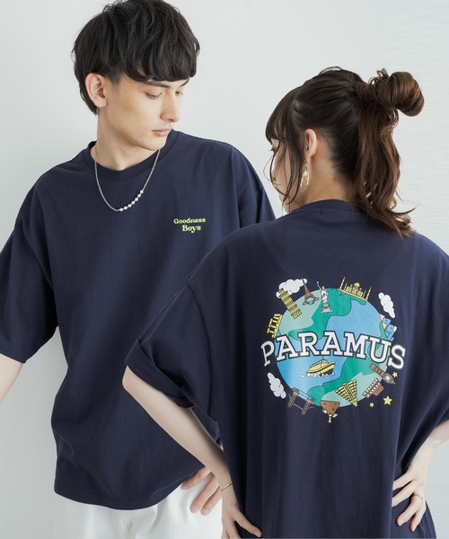 Rocky Monroe(ロッキーモンロー)の「オーバーサイズ 別注 カレッジロゴアースプリント半袖Tシャツ アメリカコットン(Tシャツ/カットソー・メンズ・ホワイト/ブラック/パープル/ブルー/グリーン・M/L/XL)」の22枚目の写真