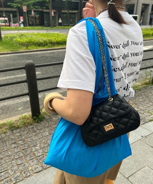 DouDou（ドゥドゥ）の「【NYLONY／ナイロニー】【WEB限定】エコバッグ（エコバッグ/サブバッグ・レディース・ピンク/ブルー/イエロー・FREE）」の7枚目の写真