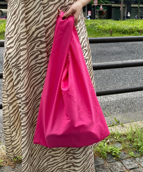 DouDou（ドゥドゥ）の「【NYLONY／ナイロニー】【WEB限定】エコバッグ（エコバッグ/サブバッグ・レディース・ピンク/ブルー/イエロー・FREE）」の4枚目の写真