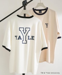 SENSE OF PLACE by URBAN RESEARCH | 『別注』『ユニセックス』YALE×SENSE OF PLACE　カレッジリンガーTシャツ(Tシャツ/カットソー)
