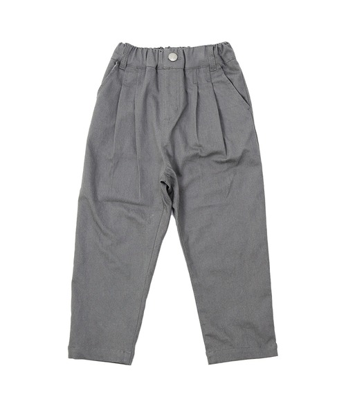 DILASH(ディラッシュ)の「タック入り裏起毛ストレッチパンツ(デニムパンツ・キッズ・ブラウン/グリーン/グレー/パープル・100/130/110/90/120/140/80)」の2枚目の写真