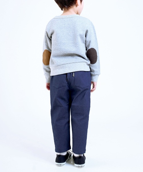 DILASH(ディラッシュ)の「タック入り裏起毛ストレッチパンツ(デニムパンツ・キッズ・ブラウン/グリーン/グレー/パープル・100/130/110/90/120/140/80)」の9枚目の写真