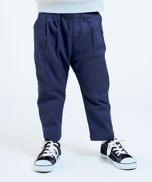 DILASH(ディラッシュ)の「タック入り裏起毛ストレッチパンツ(デニムパンツ・キッズ・ブラウン/グリーン/グレー/パープル・100/130/110/90/120/140/80)」の6枚目の写真