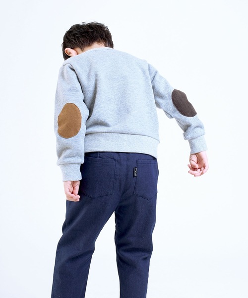 DILASH(ディラッシュ)の「タック入り裏起毛ストレッチパンツ(デニムパンツ・キッズ・ブラウン/グリーン/グレー/パープル・100/130/110/90/120/140/80)」の13枚目の写真