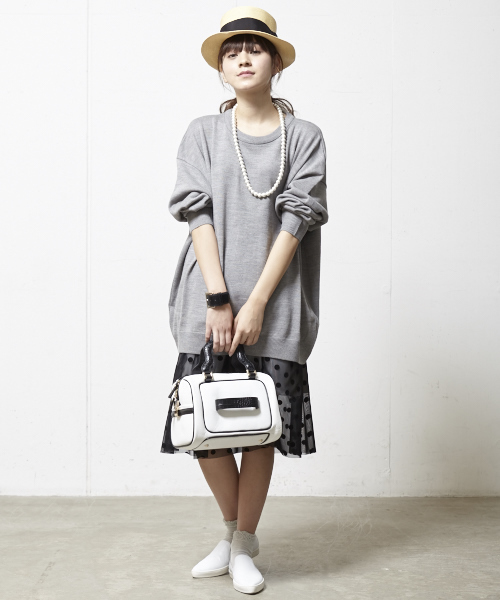 603（ロクマルサン）の「603 チュールドットスカート（スカート・レディース・ブラック/ホワイト/オフホワイト・FREE）」の15枚目の写真