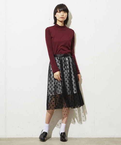 603（ロクマルサン）の「603 チュールドットスカート（スカート・レディース・ブラック/ホワイト/オフホワイト・FREE）」の16枚目の写真