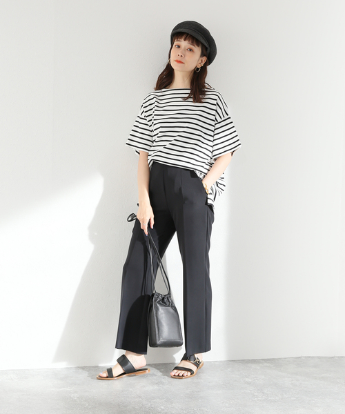 B.C STOCK（ベーセーストック）の「ペーパーキャスケット（キャスケット・レディース・ブラック/アイボリー/キャメル・FREE）」の21枚目の写真