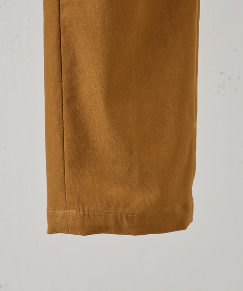 BEARDSLEY（ビアズリー）の「ハイテンションスリムタックパンツ：低身長・ウエスト背中側ゴム・高身長にも３サイズ展開（その他パンツ・レディース・ホワイト/ブラック/キャメル/カーキ・1/2/0）」の21枚目の写真