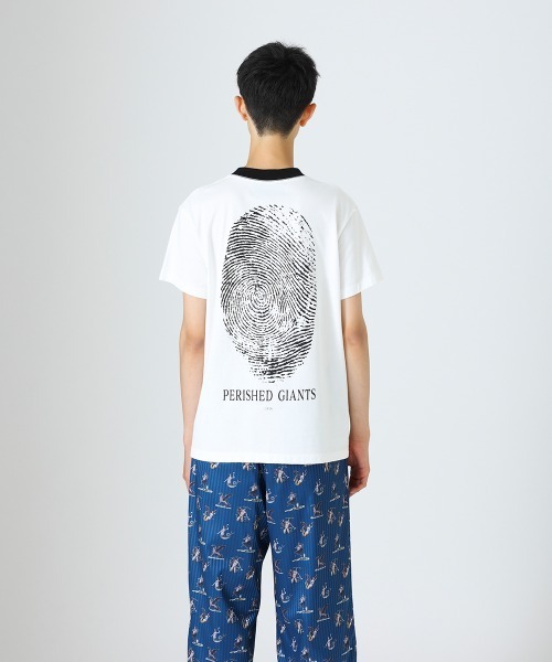 DIET BUTCHER(ダイエットブッチャー)の「DIET BUTCHER T-shirt (Fingerprint)(Tシャツ/カットソー・メンズ・オフホワイト/オレンジ/ローズ・SMALL/LARGE/MEDIUM)」の7枚目の写真
