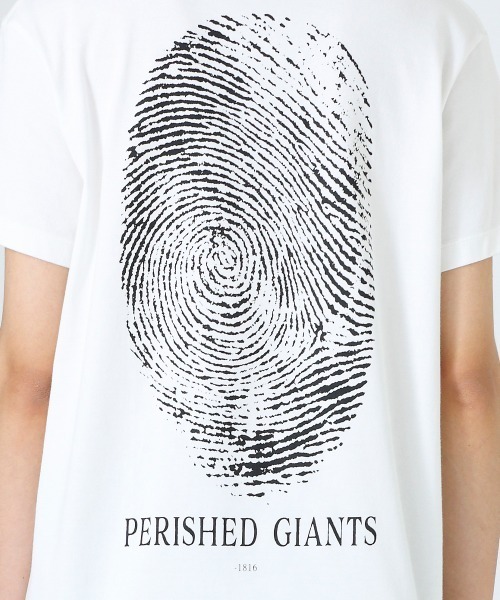 DIET BUTCHER(ダイエットブッチャー)の「DIET BUTCHER T-shirt (Fingerprint)(Tシャツ/カットソー・メンズ・オフホワイト/オレンジ/ローズ・SMALL/LARGE/MEDIUM)」の10枚目の写真