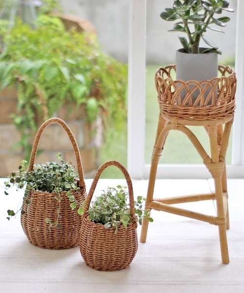 Creer(クレエ)の「UTILE(ユティル)洗えるロングハンドルポットS(収納グッズ・レディース・ブラウン・ONE SIZE)」の5枚目の写真