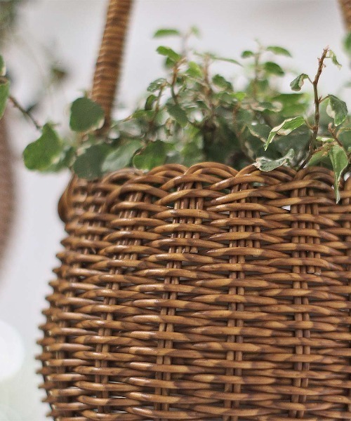 Creer(クレエ)の「UTILE(ユティル)洗えるロングハンドルポットS(収納グッズ・レディース・ブラウン・ONE SIZE)」の4枚目の写真