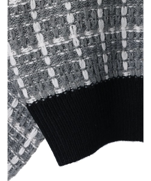 DURAS（デュラス）の「２ＷＡＹツイードニットカーディガン（カーディガン/ボレロ・レディース・ブラック/パープル/オレンジ・FREE）」の9枚目の写真