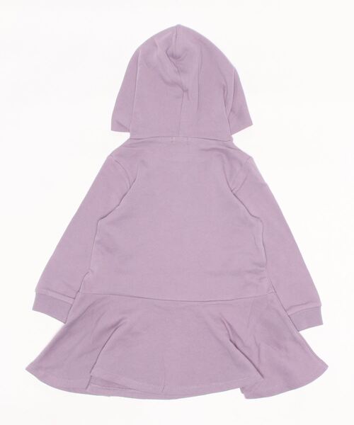 BeBe（ベベ）の「BeBe/ミニウラゲ裾フレアフーディワンピース(90~150cm)（ワンピース・キッズ・パープル/ブルー・110/150/100/140/130/90/120）」の19枚目の写真