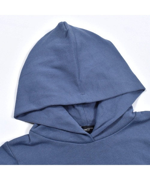 BeBe（ベベ）の「BeBe/ミニウラゲ裾フレアフーディワンピース(90~150cm)（ワンピース・キッズ・パープル/ブルー・110/150/100/140/130/90/120）」の7枚目の写真