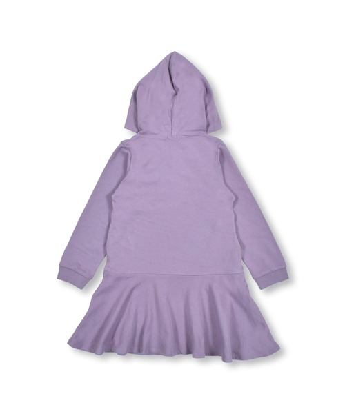 BeBe（ベベ）の「BeBe/ミニウラゲ裾フレアフーディワンピース(90~150cm)（ワンピース・キッズ・パープル/ブルー・110/150/100/140/130/90/120）」の13枚目の写真