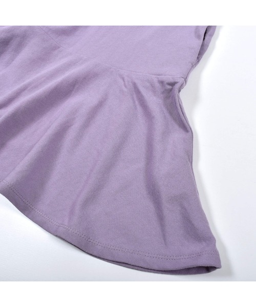 BeBe（ベベ）の「BeBe/ミニウラゲ裾フレアフーディワンピース(90~150cm)（ワンピース・キッズ・パープル/ブルー・110/150/100/140/130/90/120）」の17枚目の写真