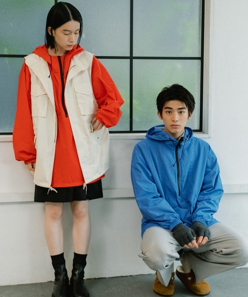 WHIMSIC（ウィムジック）の「【WHIMSIC】アノラックフーディー（その他アウター・レディース・ブラック/レッド/イエロー/ブルー・FREE）」の6枚目の写真