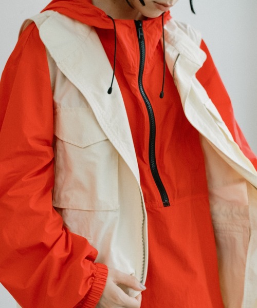 WHIMSIC（ウィムジック）の「【WHIMSIC】アノラックフーディー（その他アウター・レディース・ブラック/レッド/イエロー/ブルー・FREE）」の11枚目の写真