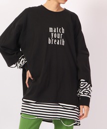 RE730 フェイクレイヤード ロングスリーブTシャツ 2022AW