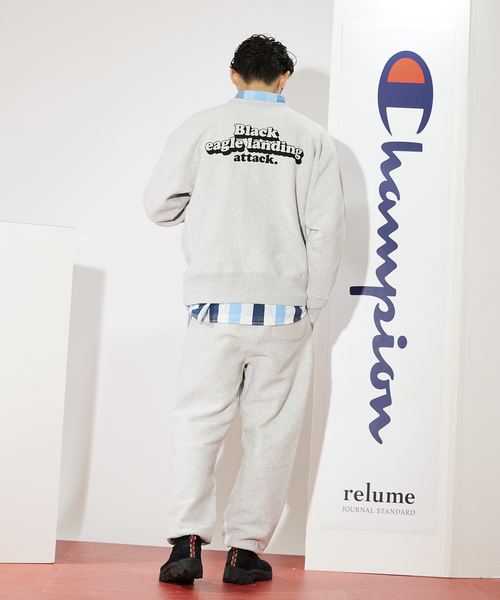 Champion（チャンピオン）の「【CHAMPION / チャンピオン】リーバースウィーブ プリントスウェット（スウェット・メンズ・チャコールグレー/ブラック/アイボリー・MEDIUM/LARGE/X-LARGE）」の5枚目の写真