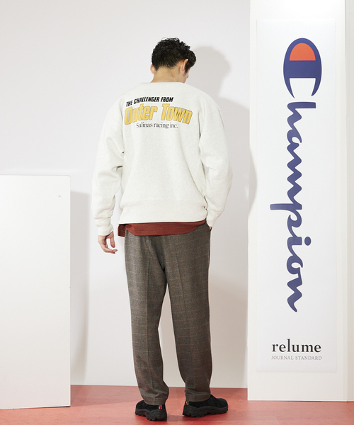 Champion（チャンピオン）の「【CHAMPION / チャンピオン】リーバースウィーブ プリントスウェット（スウェット・メンズ・チャコールグレー/ブラック/アイボリー・MEDIUM/LARGE/X-LARGE）」の14枚目の写真
