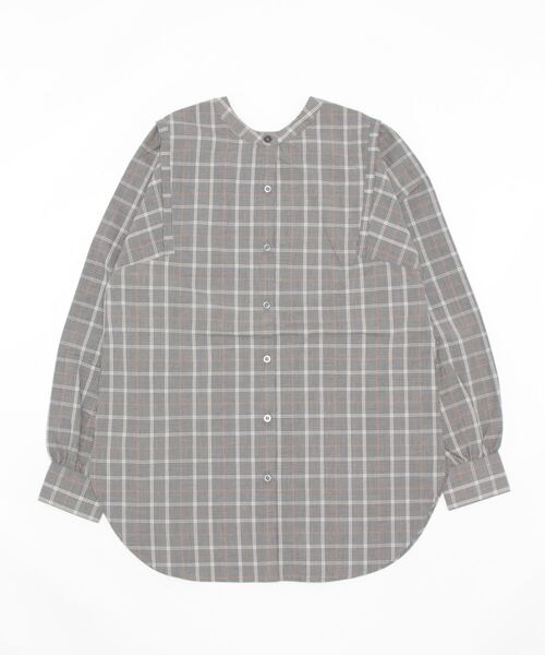 ikka(イッカ)の「前後2WAYバンドカラー 2(シャツ/ブラウス・レディース・オリーブ/ピンク系その他/オフホワイト/ブルー系その他/その他1・L/M/S)」の13枚目の写真