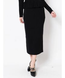 RESEXXY | リブニットタイトスカート【セットアップ着用可能】(スカート)