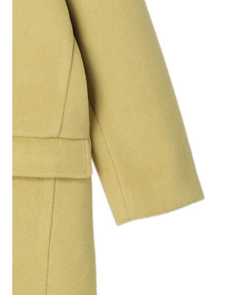 CRAFT STANDARD BOUTIQUE（クラフトスタンダードブティック）の「エッグコート　＊◆（ノーカラーコート・レディース・マスタード/ブラック/ナチュラル・FREE）」の10枚目の写真